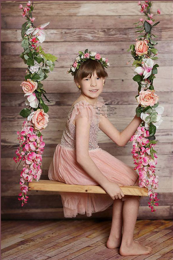 Spring Blossoms Floral Swing Handles Set Custom Order - Honeydrops Designs